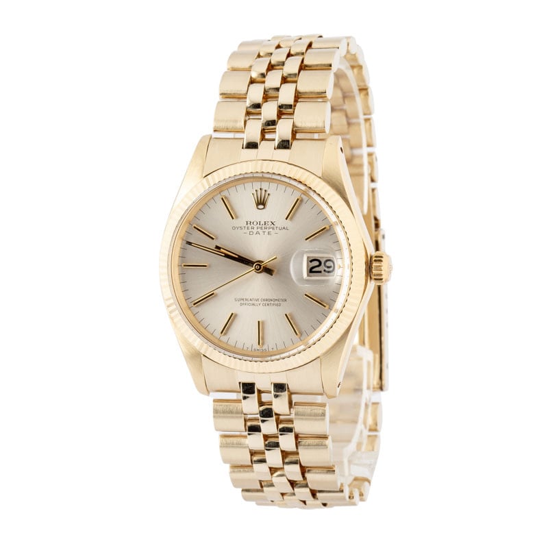 Super Clone Rolex Date 1503 Silver Index Dial AAA Quality