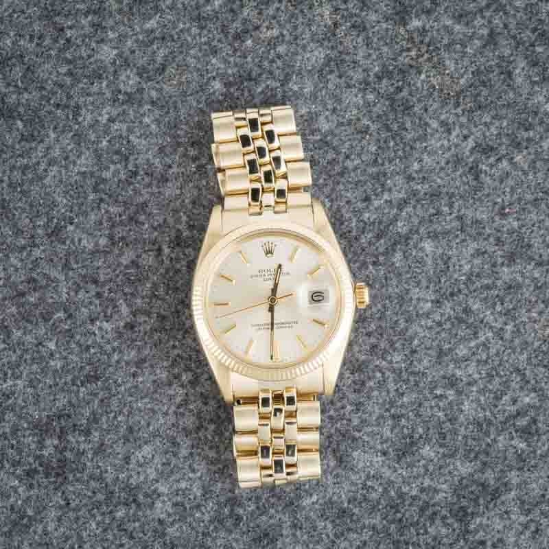 Clean Factory Super Clone Rolex Date 1503 14K Gold AAA Rep