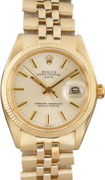 Clean Factory Super Clone Rolex Date 1503 34mm Gold Rep
