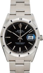 Clean Factory Super Clone Rolex Date 15210 Black 34mm