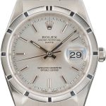 Clean Factory Super Clone Rolex Date 15210 Silver Dial 34mm