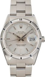 Clean Factory Super Clone Rolex Date 15210 Silver Dial 34mm
