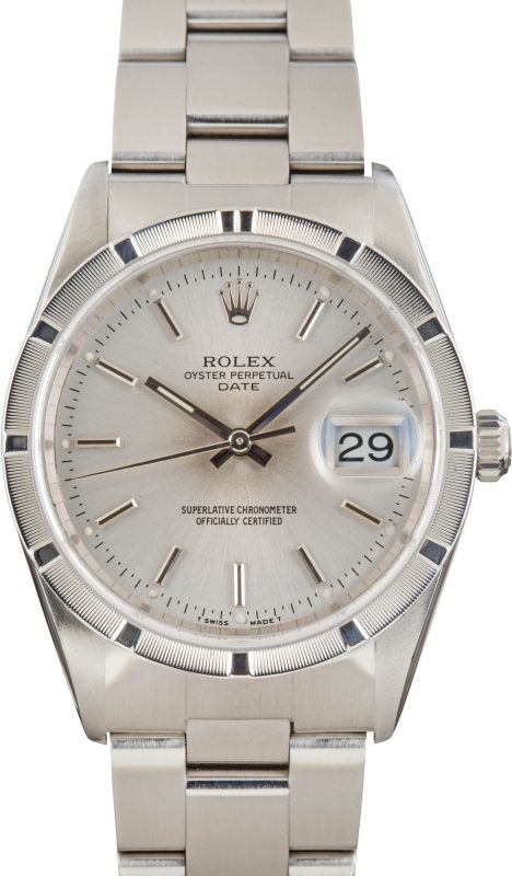 Clean Factory Super Clone Rolex Date 15210 Silver Dial 34mm