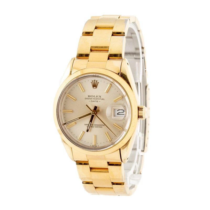 Clean Factory Super Clone Rolex Date 15505 Two-Tone 34MM