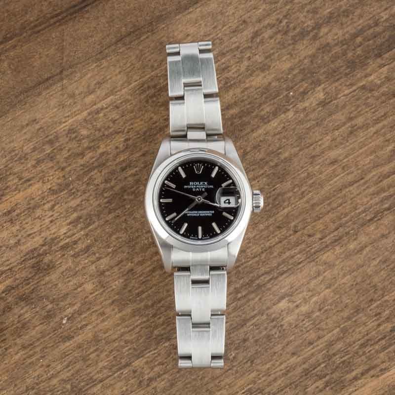 Clean Factory Super Clone Rolex Date 69160 Black Dial 26mm