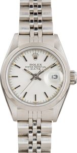 Clean Factory Super Clone Ladies Rolex Date 69160 White Dial
