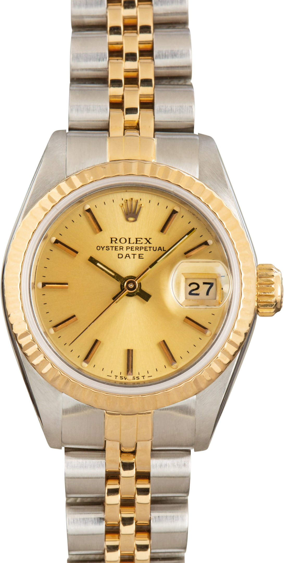 zUsed-Rolex-Date-69173-SKU181633 Clean Factory Super Clone Rolex Date 69173 Champagne Dial AAA - Image 1