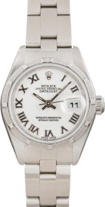 Clean Factory Super Clone Ladies Rolex Datejust 79190 White Roman