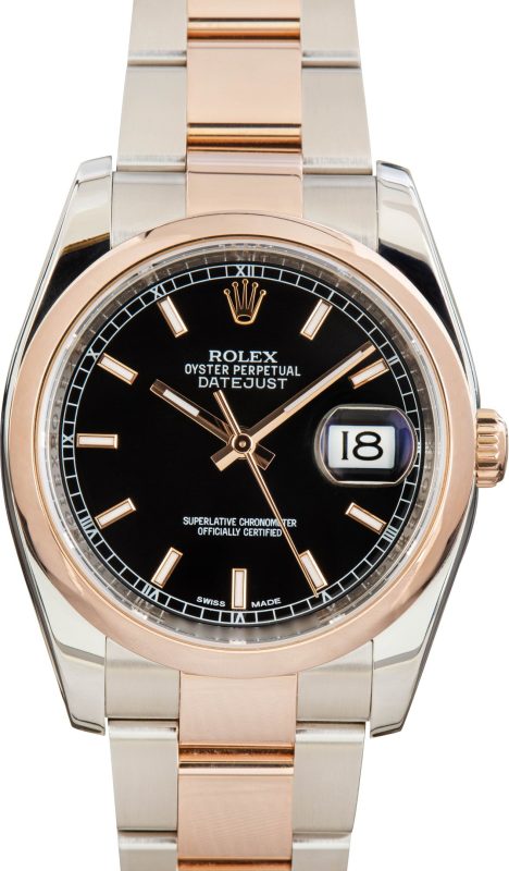Clean Factory Super Clone Rolex Datejust 116201 Rose Gold