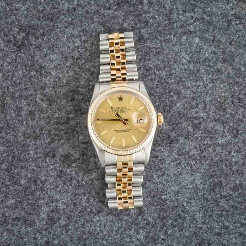 Clean Factory Super Clone Rolex Datejust 16013 Steel Gold