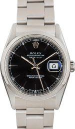Clean Factory Super Clone Rolex Datejust 16200 Black Dial