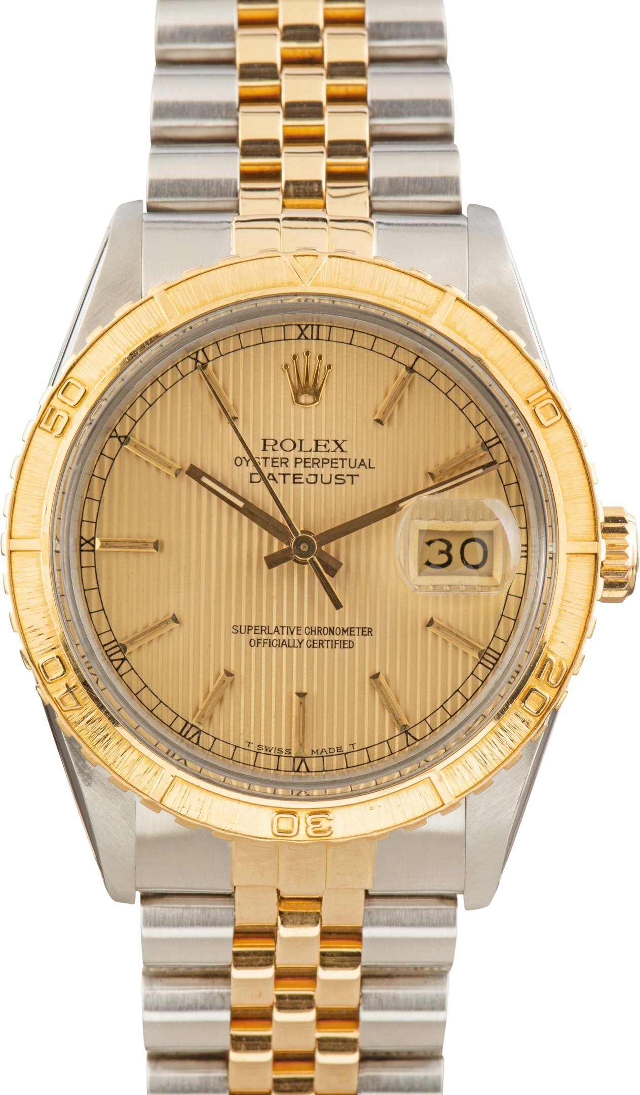 zUsed-Rolex-Datejust-16253-Champagne-Index-Dial-SKU172326 Clean Factory Super Clone Rolex Datejust 16253 Champagne Tapestry - Image 1