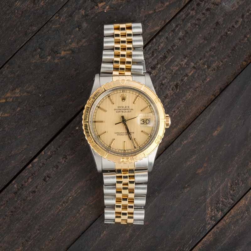 Clean Factory Super Clone Rolex Datejust 16253 Champagne Tapestry