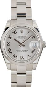Clean Factory Super Clone Rolex Datejust 31 Rhodium Roman