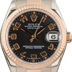 Clean Factory Super Clone Rolex Datejust 31 Ref 178241 Black Arabic Dial