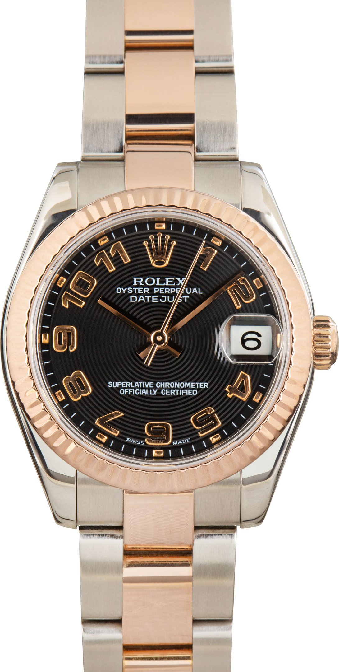 zUsed-Rolex-Datejust-31-178241-Black-Dial-SKU171817 Clean Factory Super Clone Rolex Datejust 31 Ref 178241 Black Arabic Dial - Image 1