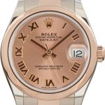 Clean Factory Super Clone Rolex Datejust 31 Rose Roman Dial
