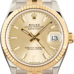Super Clone Rolex Datejust 31 Two-Tone Champagne Dial AAA Rep
