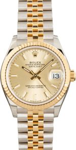 Super Clone Rolex Datejust 31 Two-Tone Champagne Dial AAA Rep