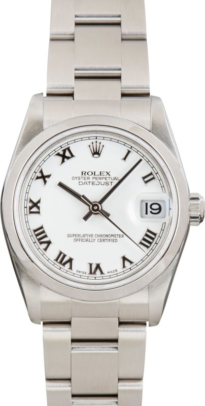 Clean Factory Super Clone Ladies Rolex Datejust 31 White Roman