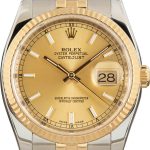Clean Factory Super Clone Rolex Datejust 36 Ref 116233 Champagne