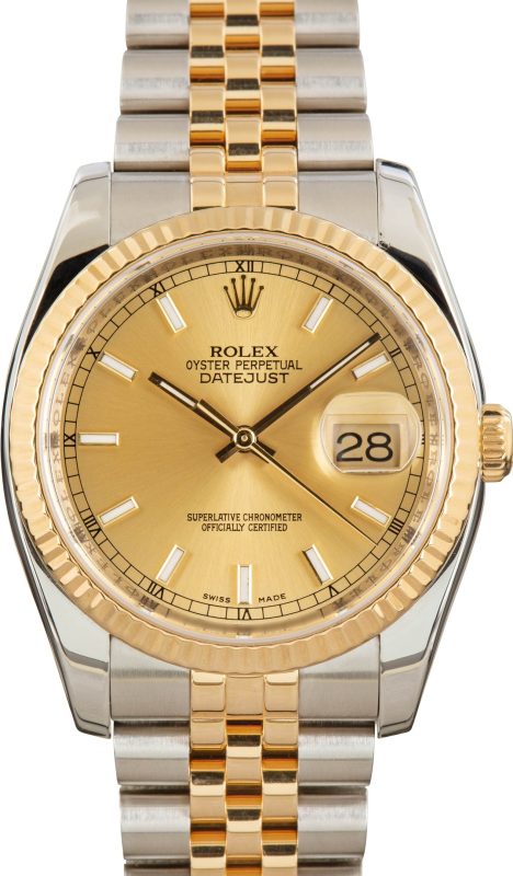 Clean Factory Super Clone Rolex Datejust 36 Ref 116233 Champagne