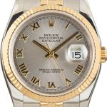 Clean Factory Super Clone Rolex Datejust 36 116233 Slate Dial