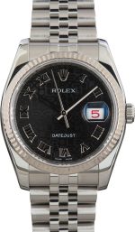 Clean Factory Super Clone Rolex Datejust 36 Ref 116234 Black Jubilee