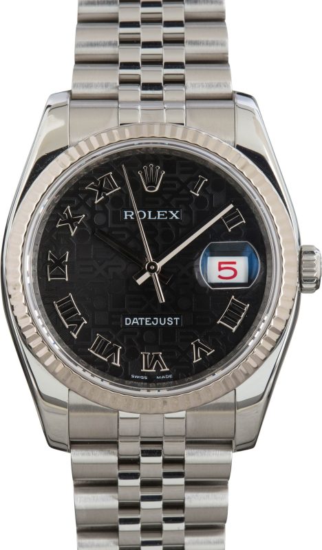 Clean Factory Super Clone Rolex Datejust 36 Ref 116234 Black Jubilee