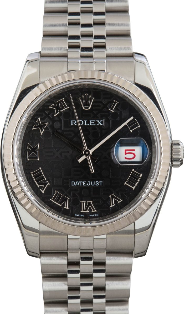 Clean Factory Super Clone Rolex Datejust 36 Ref 116234 Black Jubilee - Image 2