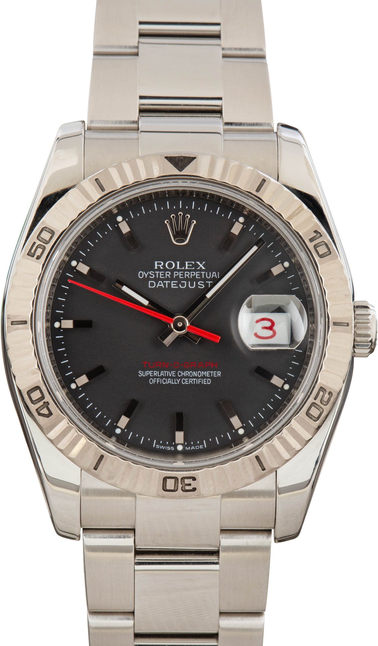 zUsed-Rolex-Datejust-36-116264-Black-Dial-SKU174789 Clean Factory Super Clone Rolex Datejust 36 Ref 116264 Black Dial - Image 1