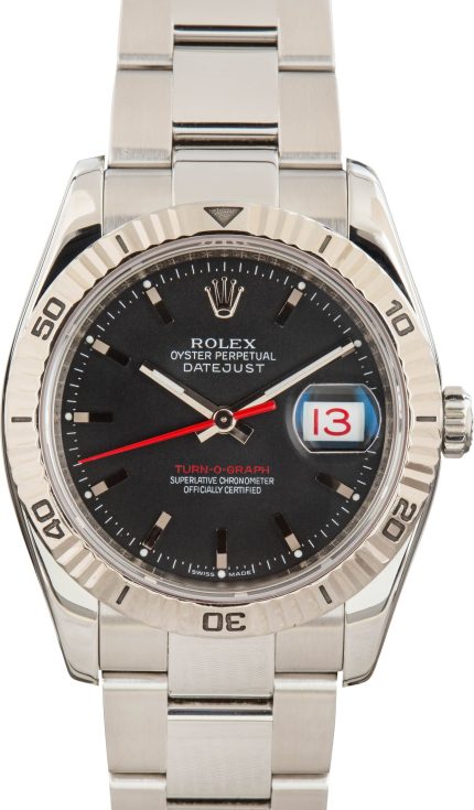 Clean Factory Super Clone Rolex Datejust 36mm Thunderbird Black Dial