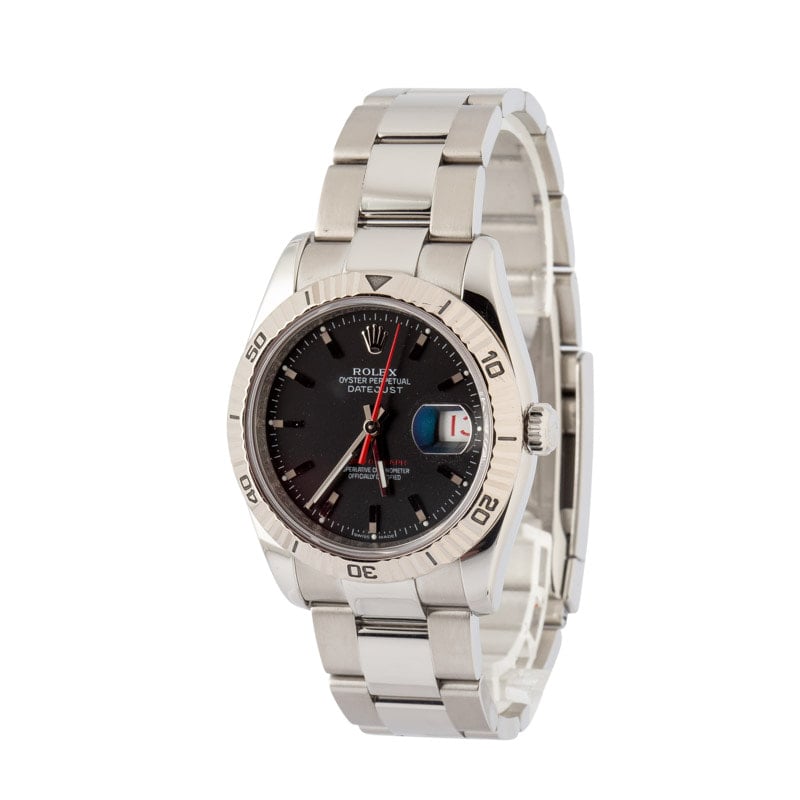 Clean Factory Super Clone Rolex Datejust 36mm Thunderbird Black Dial