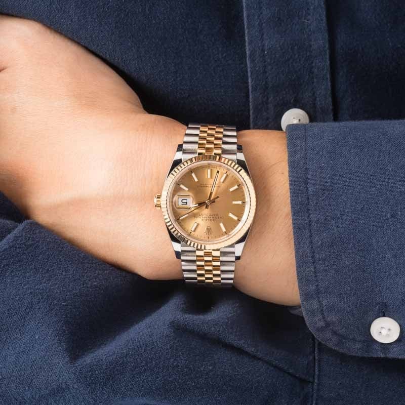 Clean Factory Super Clone Rolex Datejust 126233 Champagne Dial