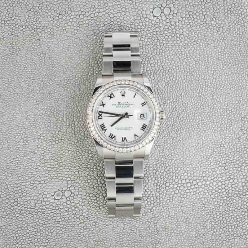Clean Factory Super Clone Rolex Datejust 126284 White Roman Dial