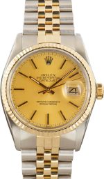 Clean Factory Super Clone Rolex Datejust 36 16013 Champagne