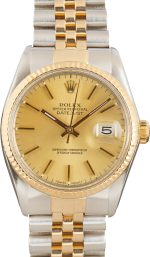 Clean Factory Super Clone Rolex Datejust 36 Ref 16013 Champagne Dial