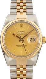 Clean Factory Super Clone Rolex Datejust 36 Ref 16013 Champagne Dial