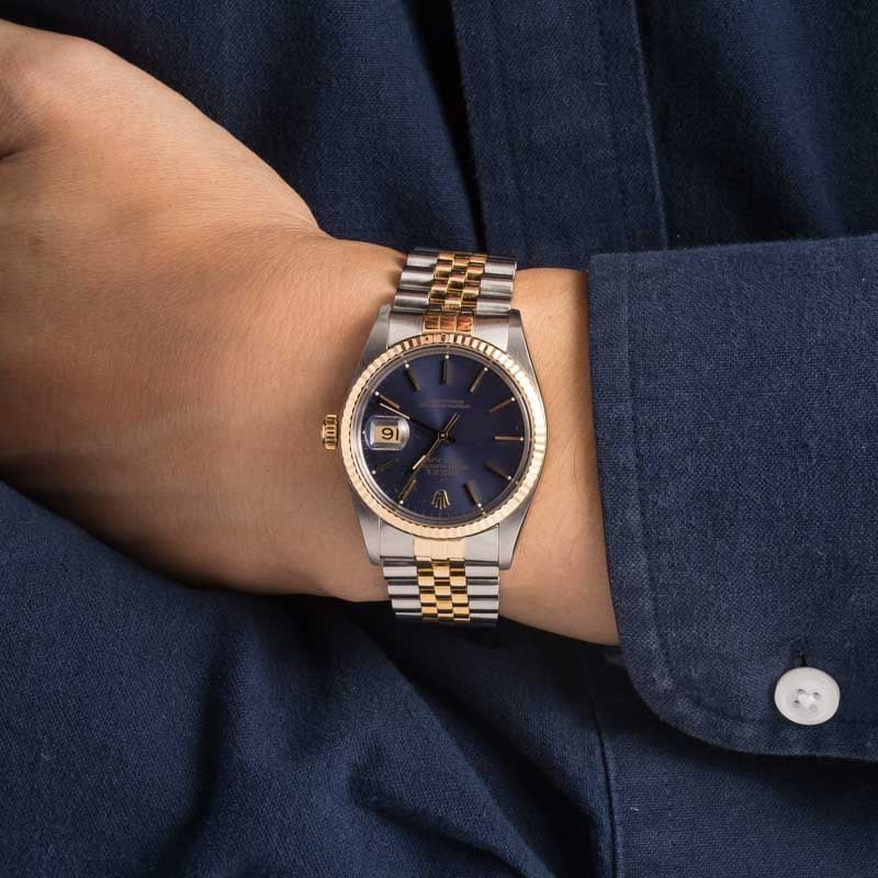 Clean Factory Super Clone Rolex Datejust 16013 Blue Dial