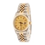 Super Clone Rolex Datejust 36 16013 Champagne Index Clean Factory - Image 3