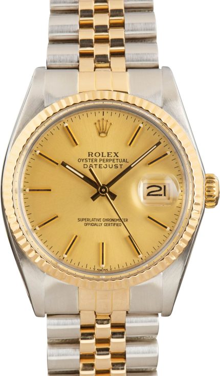 Clean Factory Super Clone Rolex Datejust 36 16013 Two-Tone