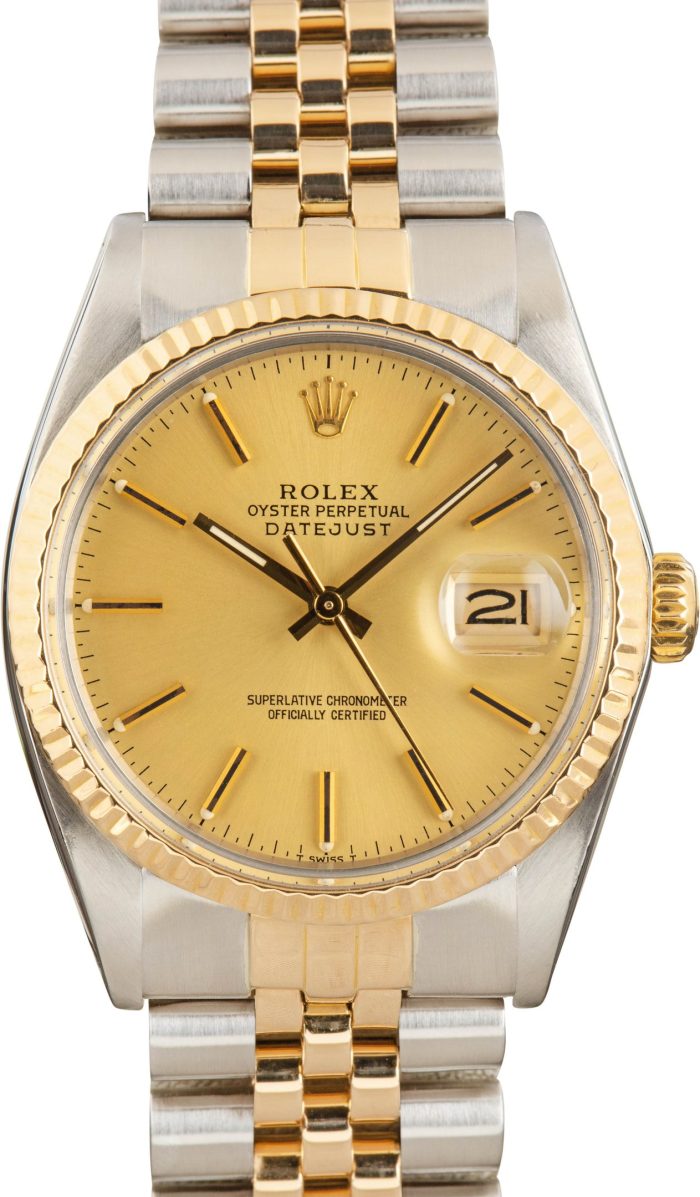 Clean Factory Super Clone Rolex Datejust 36 16013 Two-Tone - Image 2