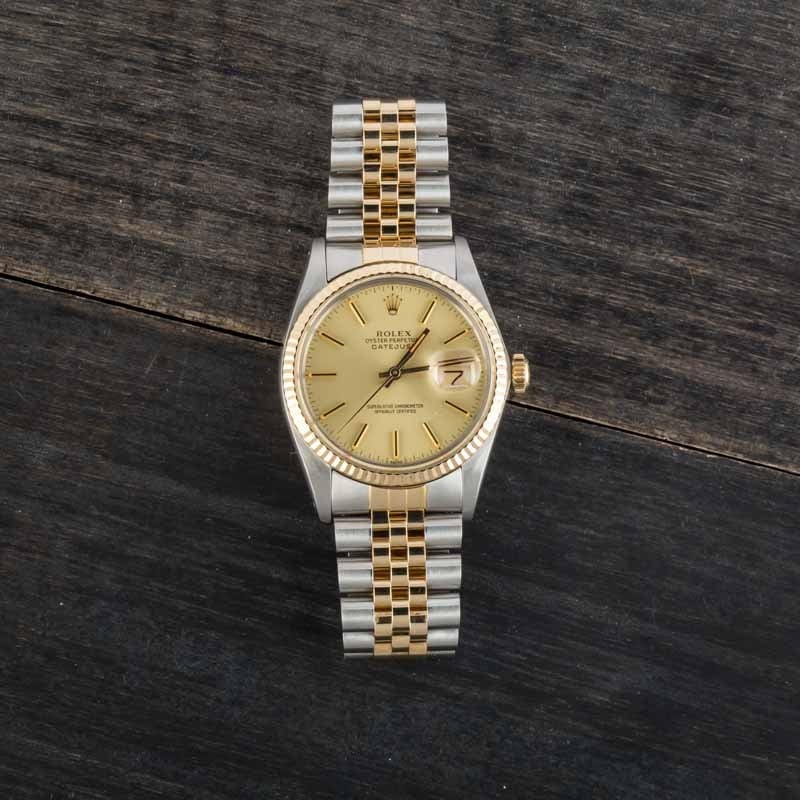 Clean Factory Super Clone Rolex Datejust 16013 Champagne Dial