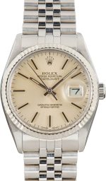 Clean Factory Super Clone Rolex Datejust 16014 Silver Dial 36mm