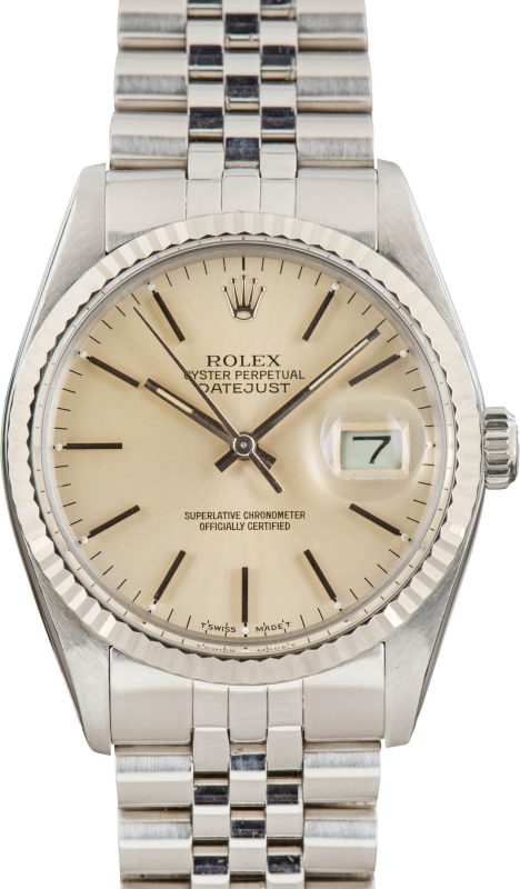 Clean Factory Super Clone Rolex Datejust 16014 Silver Dial 36mm