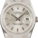 Super Clone Rolex Datejust 36 Steel 1603 Silver Dial AAA