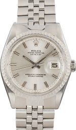 Super Clone Rolex Datejust 36 Steel 1603 Silver Dial AAA