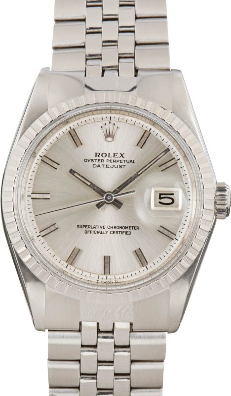 Super Clone Rolex Datejust 36 Steel 1603 Silver Dial AAA