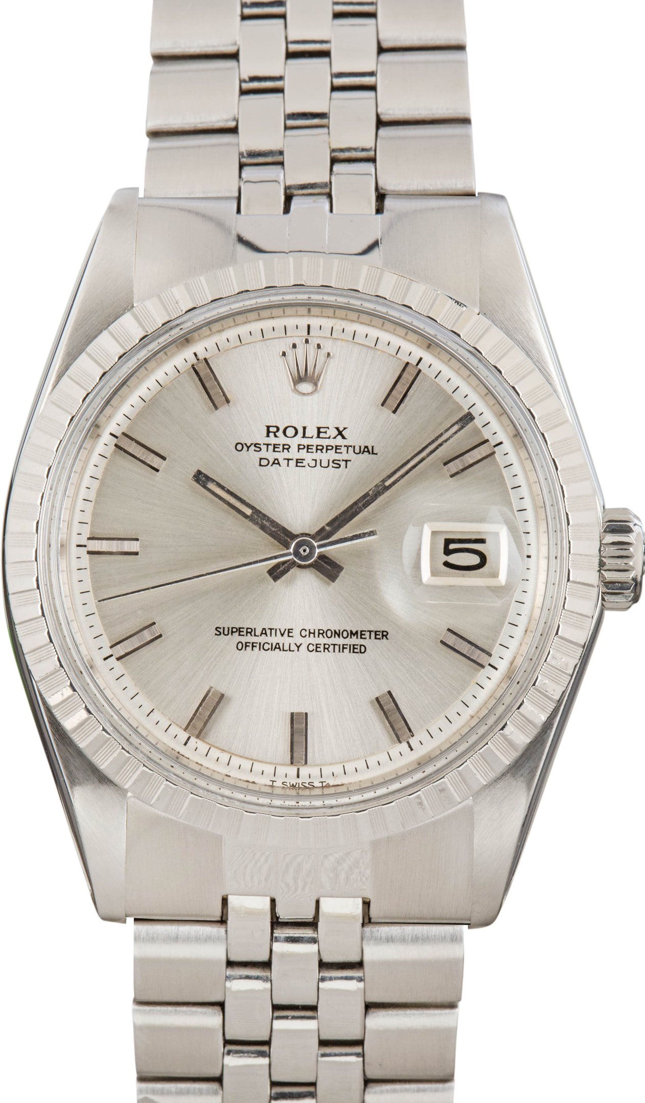 zUsed-Rolex-Datejust-36-1603-Silver-SKU173203 Super Clone Rolex Datejust 36 Steel 1603 Silver Dial AAA - Image 1