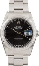 Clean Factory Super Clone Rolex Datejust 16200 Black Dial